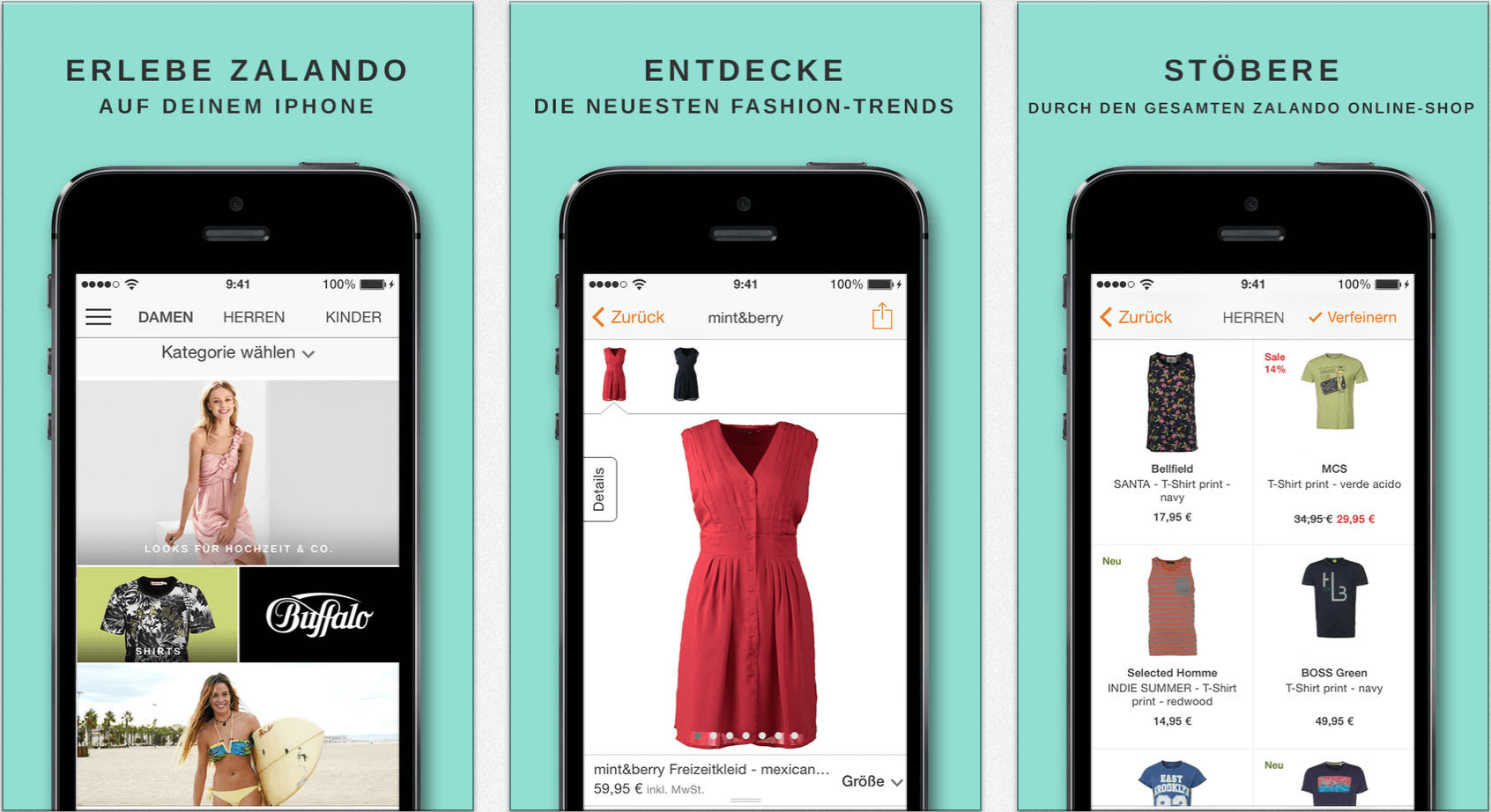 ... 19 um 18.27.40 Zalando App fÃ¼r iOS Jede Menge Extras und viel Komfort