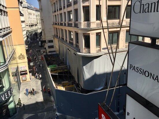 Apple Store Wien Baustelle