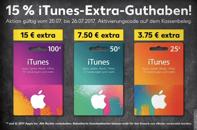 iTunes Karten Kaufland