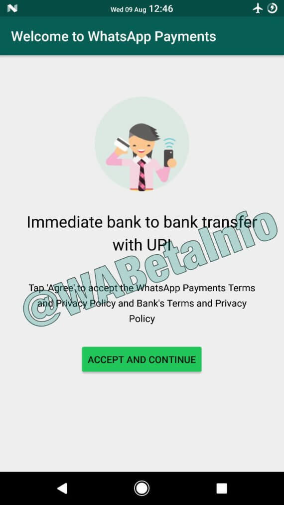 WhatsApp Payment | WABetaInfo