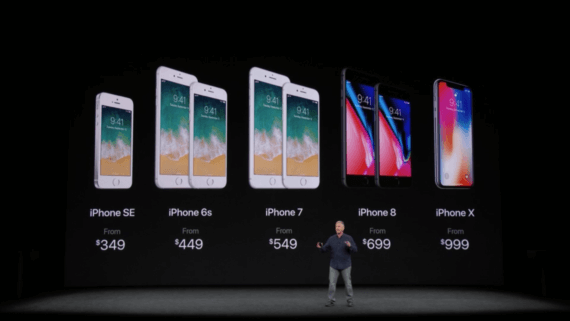 iPhone Lineup 09.2017