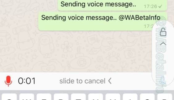 WhatsApp Beta - Sprachaufnahme feststellen - WA Info
