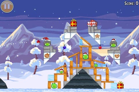 Angry Birds Seasons - Weihnachtsversion