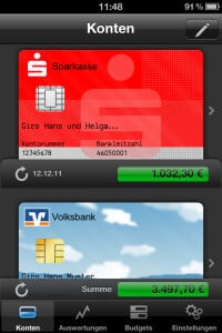Finanzblick verknüpft alle deine Konten miteinander