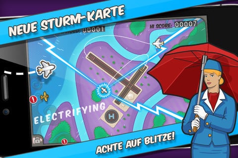 Der Spielklassiker Flight Control derzeit Kostenlos! Sei dein eigener Fluglotze auf deinem Flugplatz