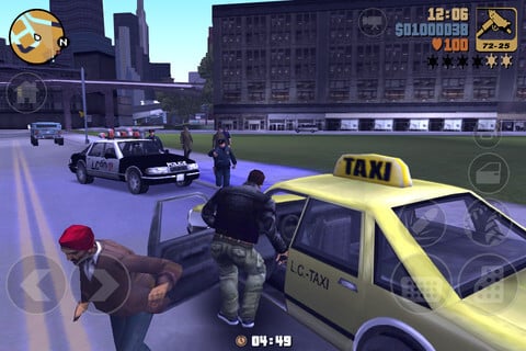 GTA 3 gerade im App Store schon reduziert