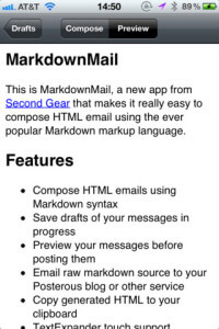 Markdown Mail