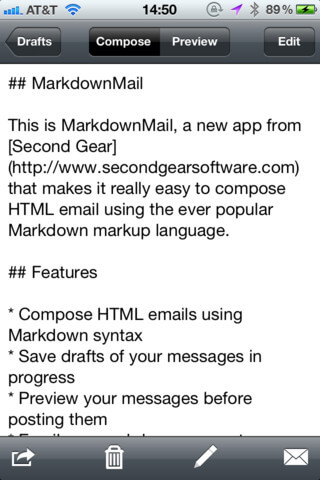 Markdown Mail