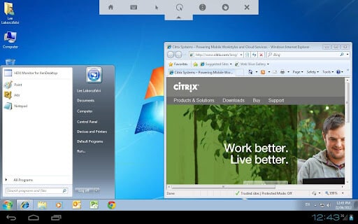 Citrix Receiver - Fernwartung für unterwegs