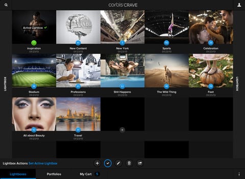 Persönliches Portfolio mit ausgewählten Fotos