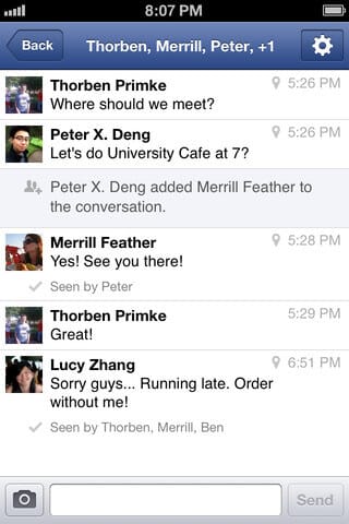Facebook Messenger - Jetzt mit Lesebestätigung