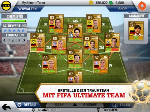 Erstelle dein Wunschteam bei Fifa 13