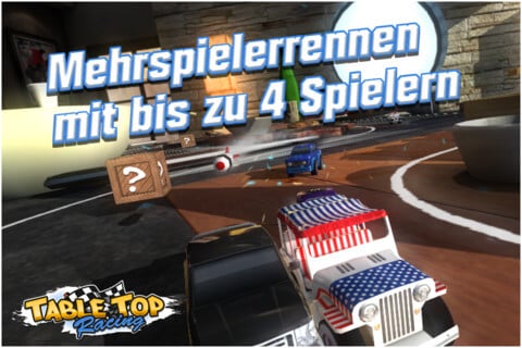 Table Top Racing im Mehrspieler-Modus