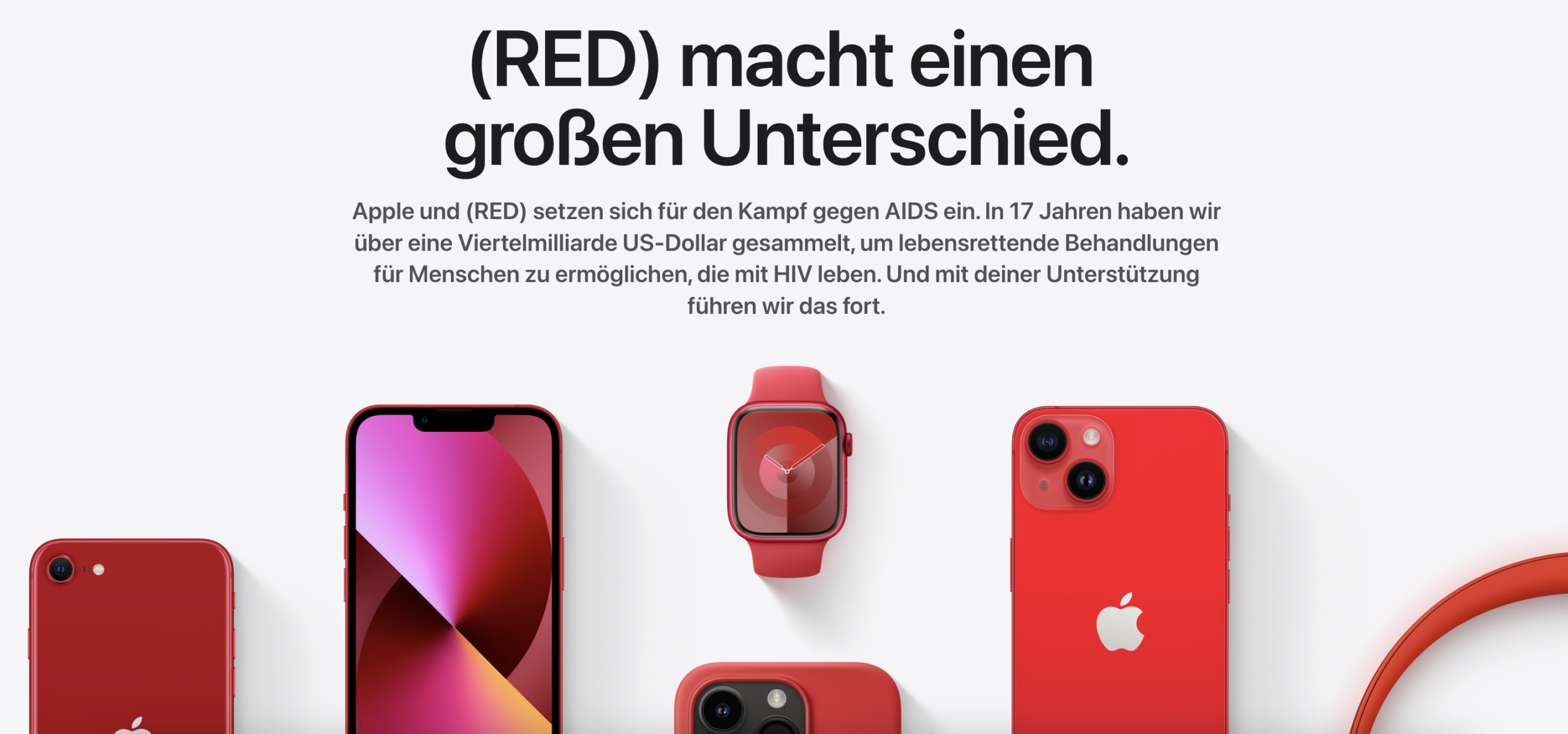 Welt AIDS Tag Apple Product (RED)
