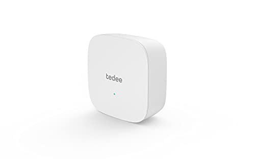 Tedee Bridge für elektronisches Türschloss, Steuerung über Bluetooth, tedee WiFi Bridge ermöglicht Öffnen und Schließen aus der Fernbedienung, für iPhone & Android (556509)