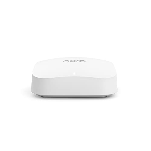 Amazon eero Pro 6E Mesh-WLAN-Router | 2,5-Gbit/s-Ethernet | Bis zu 190 m² Abdeckung | Für Verbindungen mit über 200 Geräten | Ideal für Streaming, Arbeit und Gaming | Einzelpack | 2022