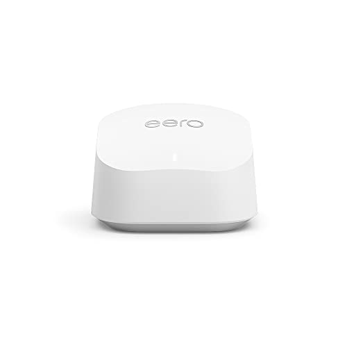 Dualband-Mesh-Wi-Fi-6-Router Amazon eero 6+ mit integriertem Smart Home-Hub von Zigbee und Unterstützung für 160-MHz-Client-Geräte