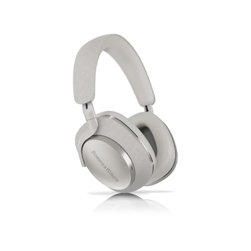 Bowers & Wilkins PX7 S2 kabellose Over-Ear Kopfhörer mit Bluetooth und Noise Cancelling, Grau