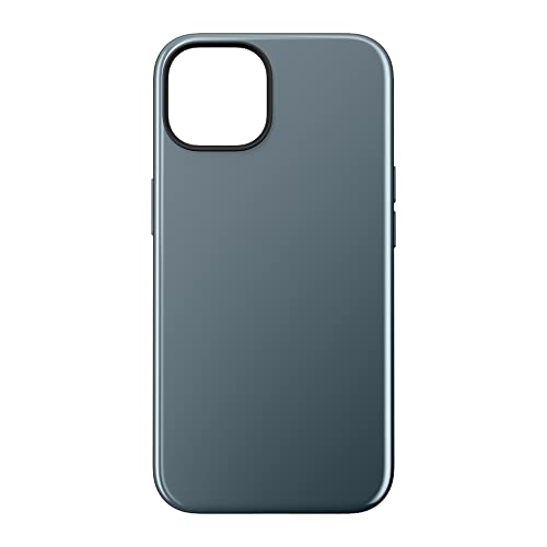 NOMAD Sport Case für iPhone 14 | Hülle aus Polycarbonat mit TPE-Bumper | mit glänzender PET-Beschichtung | MagSafe-kompatibel | Blau