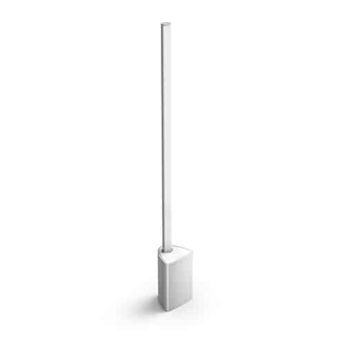 Philips Hue White and Color Ambiance LED Tischleuchte Signe, dimmbar, steuerbar via App, kompatibel mit Amazon Alexa, aluminium