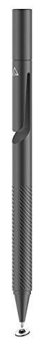 Adonit Jot Pro 3 Stylus für Apple iPhone/iPad/Android/Windows Geräte - schwarz [Aluminium Gehäuse | Druckempfindliche Spitze | Trageclip | Magnetkappe] - ADP3B