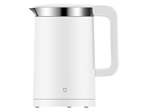 Xiaomi Mi Smart Kettle Wasserkocher mit optinaler iOS/Android App-Steuerung (1,5 Liter, 1.800 Watt, vordefinierte Temperaturprofile, Schnellkoch-/Warmhaltefunktion, Edelstahlinnengehäuse)