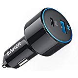 Anker Auto Ladegerät 42W PowerDrive Speed+ Duo USB C Kfz Ladegerät 2 Port mit 30W Power Delivery für iPhone XS/XS Max/XR/X/8,iPad Pro (2018), MacBook Pro/Air (2018),Galaxy S9/S8,LG,Nexus,HTC usw.