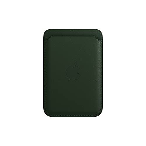 Apple Leder Wallet mit MagSafe (für iPhone) - Schwarzgrün