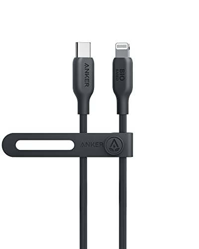 Anker USB-C auf Lightning Kabel, 541 Kabel, MFi zertifiziert, Bio Schnellladekabel für iPhone 14 14 Pro 14 Pro Max 13 13 Pro 12 11 X XS XR 8 Plus (Ohne Netzteil)