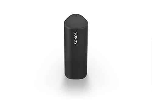 Sonos Roam WLAN & Bluetooth Speaker, schwarz – Wasserdichter Lautsprecher mit Alexa Sprachsteuerung, Google Assistant und AirPlay 2 – Kabellose Outdoor Musikbox mit Akku für Musikstreaming