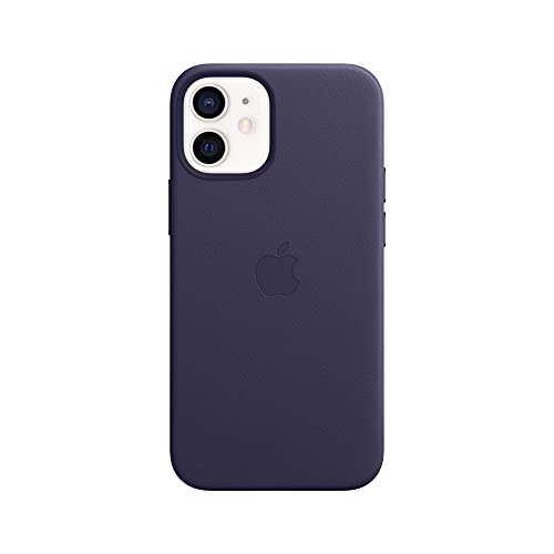 Apple Leder Case mit MagSafe (für iPhone 12 mini) - Dunkelviolett