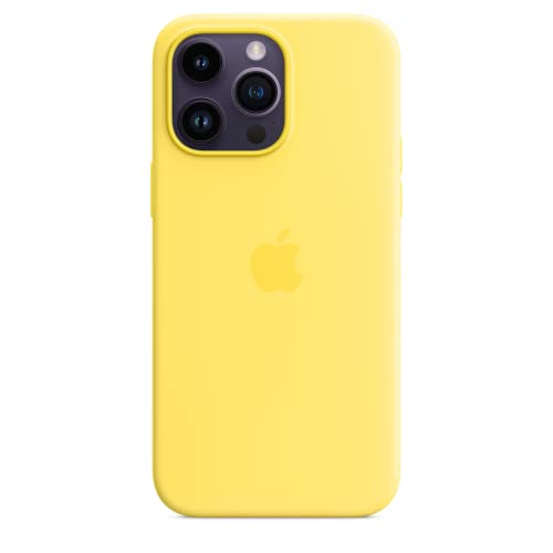 Apple iPhone 14 Pro Max Silikon Case mit MagSafe - Kanariengelb ​​​​​​​