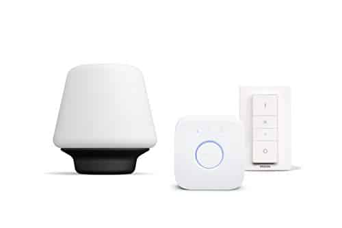 Philips Hue Lichtwecker, natürlich aufwachen mit Licht, Hue Felicity inkl. Hue Bridge und Dimmschalter, steuerbar via App, kompatibel mit Amazon Alexa