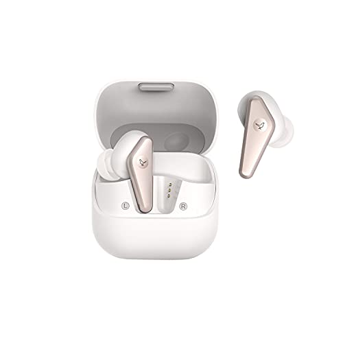 Libratone AIR+ (2. Gen) True Wireless In-Ear Kopfhörer mit Smarter Geräuschunterdrückung (bis zu 24h Akku, ANC, Smart Audio Tuning, Passformtest, IP54, Bluetooth 5.2) weiß/Gold