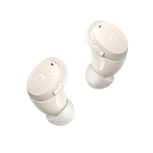 Soundcore by Anker A3i Earbuds mit Geräuschunterdrückung, Intensiver Bass, Hybrid ANC, Anrufe mit 4 Mikrofonen und K.I, 36H Wiedergabe, Schnelllademodus, Bluetooth 5.2, 22 Individuelle EQ(Weiß)