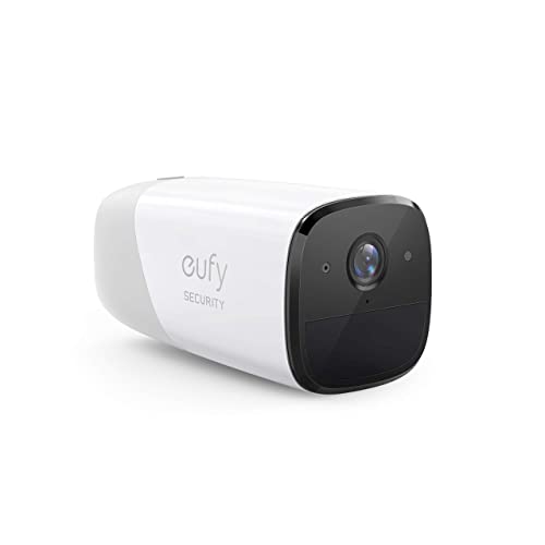 eufy Security eufyCam 2, zusätzliche kabellose Sicherheitskamera, für HomeBase 2, 365 Tage Akkulaufzeit, HD Übertragung mit 1080p, ohne monatliche Gebühren