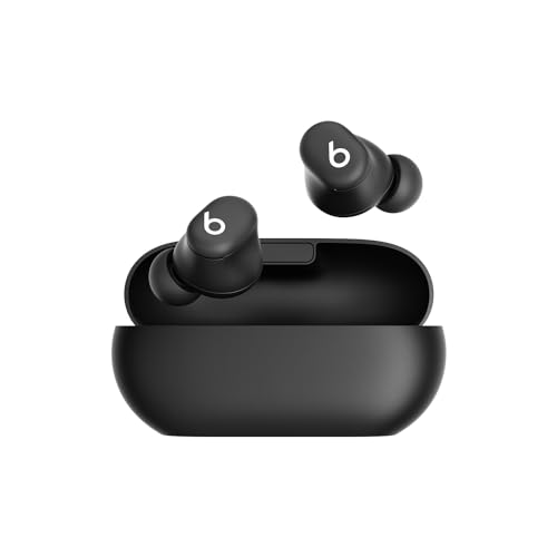 Beats Solo Buds – kabellose Bluetooth In-Ear Kopfhörer | 18 Stunden Akkulaufzeit | Apple & Android-Kompatibilität | Eingebautes Mikrofon - Mattschwarz