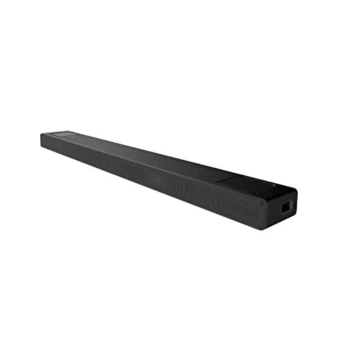 Sony HT-A5000 5.1.2-Kanal Surround Sound Dolby Atmos Premium-Soundbar mit integriertem Subwoofer (HDMI, Bluetooth, High-Res Audio, 500W Gesamtleistung), Schwarz