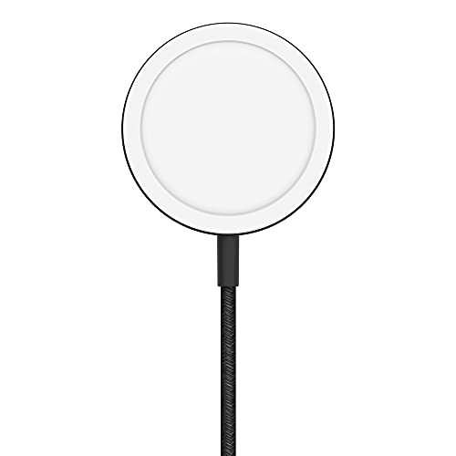 Belkin BoostCharge Pro tragbares kabelloses Ladepad mit MagSafe (schnelles Laden bis zu 15 W, Ständer, kompatibel iPhone 14-, 13- und 12-Modellen, Netzteil Nicht enthalten) Schwarz