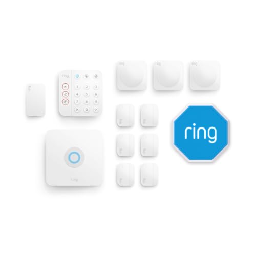 Ring Alarm-Set - XL mit Außensirene | Alarmanlage für Haus & Wohnung mit WLAN und Sensoren | Alarm-Benachrichtigungen direkt auf dein Smartphone | haustierfreundlich | Alexa-kompatibel