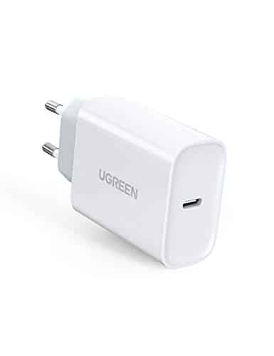 UGREEN 30W USB C Ladegerät, USB C Netzteil PD 3.0, USB-C Ladestecker, Ladeadapter kompatibel mit iPad Pro 2020/2018, iPad Air, iPhone 12, 12 Pro,12 Pro Max, AirPods, Swtich, Galaxy S21, S20, S10 usw.