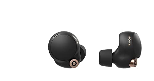 Sony WF-1000XM4 True Wireless Noise Cancelling-Kopfhörer (bis zu 24 Stunden Akkulaufzeit, stabile Bluetooth Verbindung, optimiert für Alexa und Google Assistant, Freisprecheinrichtung) Schwarz