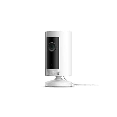 Wir stellen vor: Ring Indoor Cam von Amazon, eine kompakte Plug-in-HD-Sicherheitskamera mit Gegensprechfunktion, Weiß, funktioniert mit Alexa | Mit 30-tägigem Testzeitraum für Ring Protect