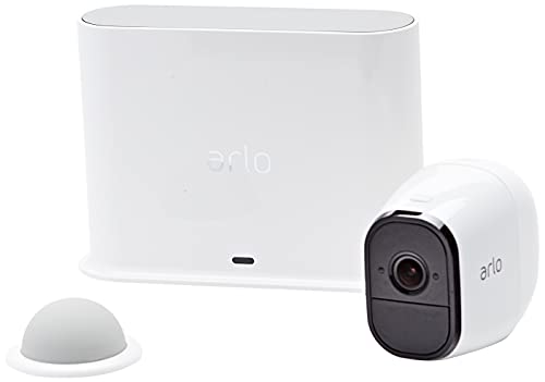 Arlo Pro Überwachungskamera & Alarmanlage, HD, 1er Set, Smart Home, kabellos, Aussen, Nachtsicht, Bewegungsmelder, 130 Grad Blickwinkel, WLAN, 2-Wege Audio, wetterfest, (VMS4130)