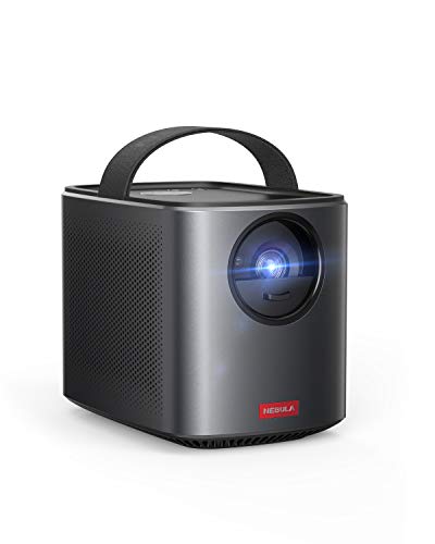 NEBULA Mars II Pro von Anker, Tragbarer kompakter Beamer 500 ANSI Lumen, 720p Bildqualität, Mini Beamer mit 30-150 Zoll, Filmprojektor, ideal für zu Hause, erstklassiges Home Entertainment