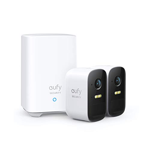 eufy Security eufyCam 2C, überwachungskamera aussen, 180Tage Akku, HD 1080p, IP67 wetterfest, Nachtsicht, Kompatibel mit HomeKit und Solar Panel, überwachungskamera aussen set2+1,Gebührenfreie Nutzung