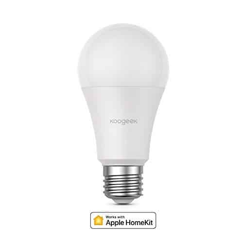Koogeek Smart WLAN LED Lampe Wifi Glühbirne E27 Birne Kompatibel mit Amazon Alexa Echo Google Home Assistant Kein Hub Erforderlich Dimmbares Warmes Licht 560LM 7W