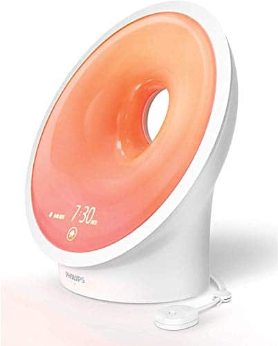 Philips Connected Sleep und Wake-up Light, Einschlafhilfe, Natürlich aufwachen, Umgebungssensor, App Connected, HF3671/01