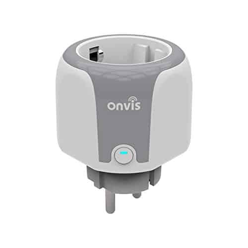ONVIS Wifi Smart Steckdose HomeKit Intelligente Plug, Intelligente Steckdose mit Siri Alexa Google Assistant, Home Smart Steckdose mit Timer Kompatibel, Stromverbrauch messen 10A 2,4GHz(1Pack)