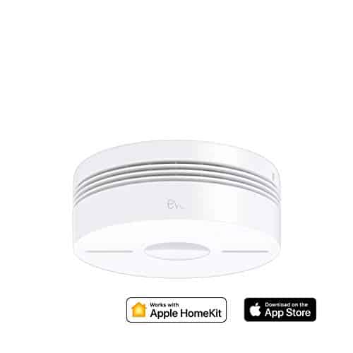 Eve Smoke - Smarter Rauch- & Hitze Dualwarnmelder (Deutsche Markenqualität), Selbstprüfung, funkvernetzt, Mitteilungen, DIN EN 14604 zertifiziert, 10 J. Batterie, keine Bridge nötig (Apple HomeKit)
